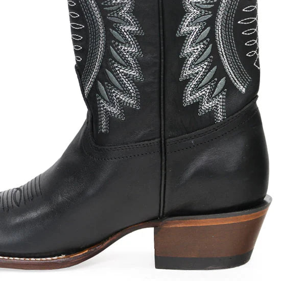 Botas de Cuero Vergel Horma Dubai para Dama Color Negro