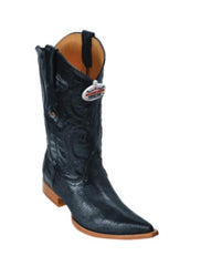 Black Ring Lizard Cowboy Boots