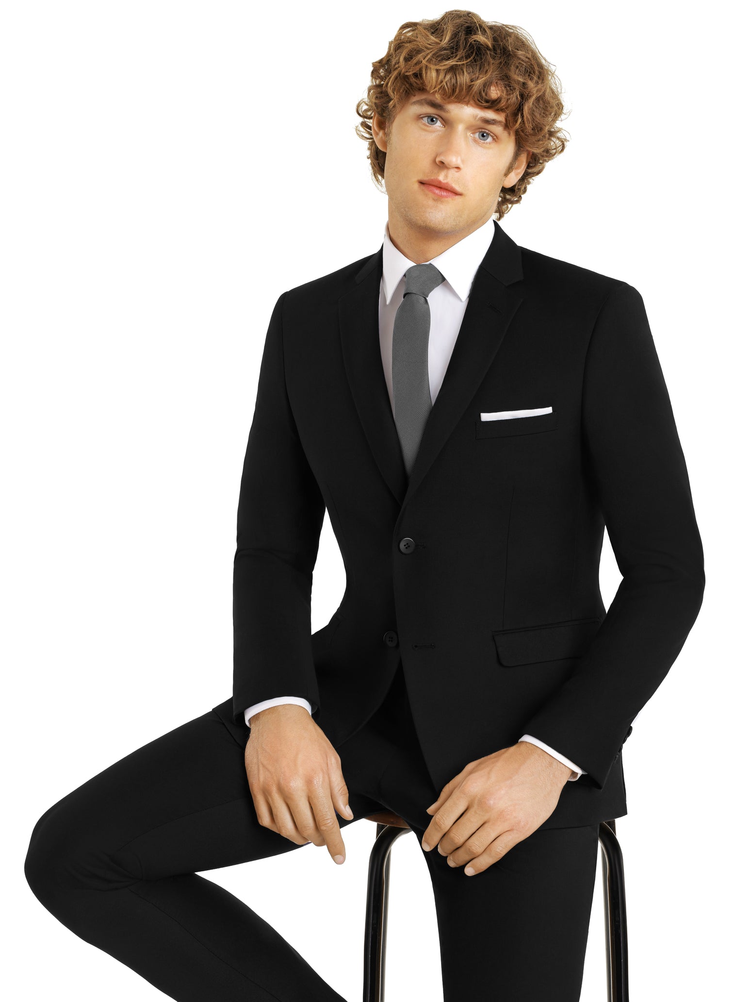 Western Suit - Trajes Para Hombres - Cowboy Formal Attire - Trajes De Novio - Black Suit