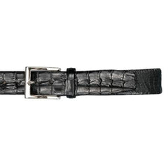 Black Genuine Hornback Belt