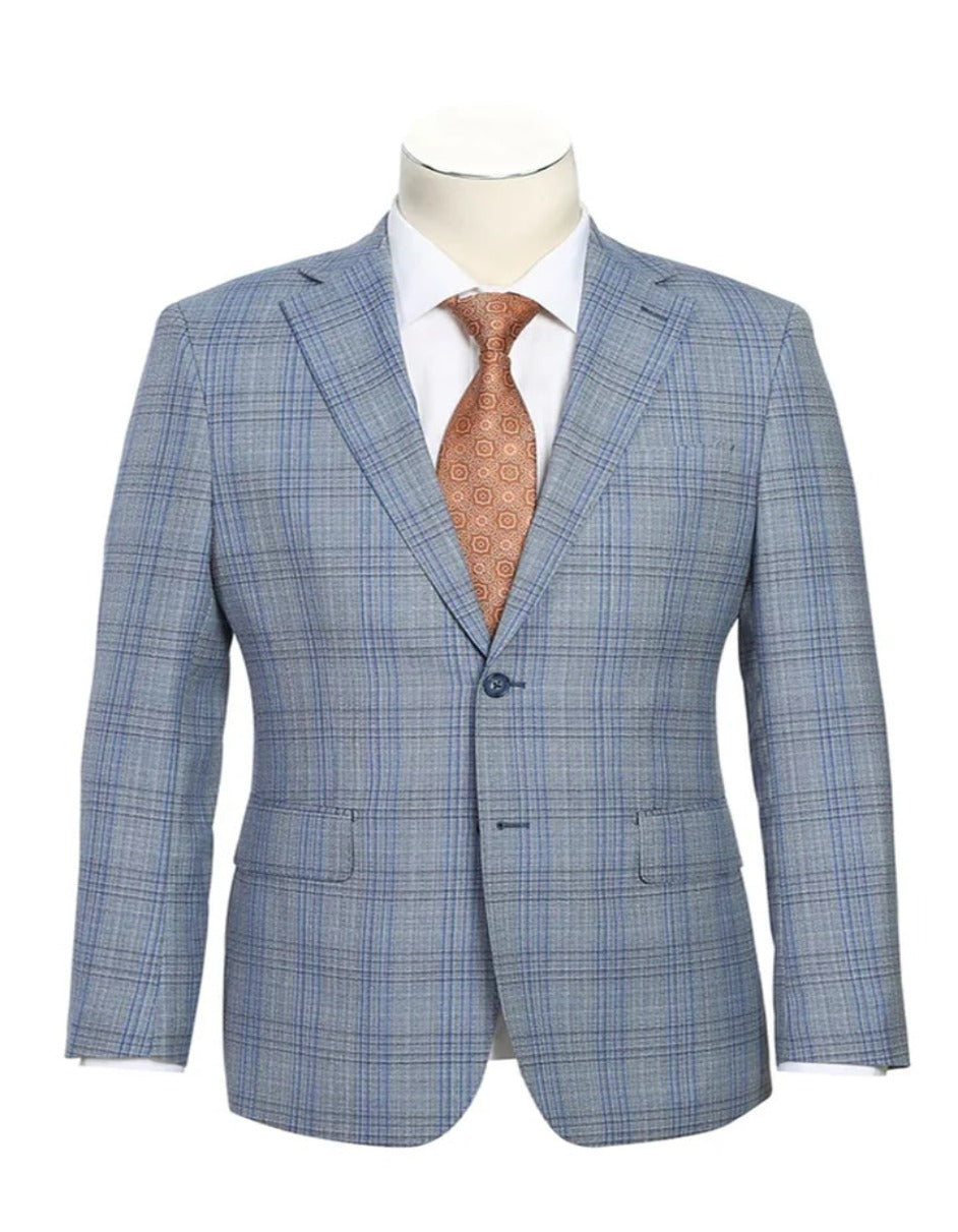 Traje gris claro - Traje gris plateado para boda - Traje de diseñador para hombre de dos botones, corte ajustado, solapa con muesca