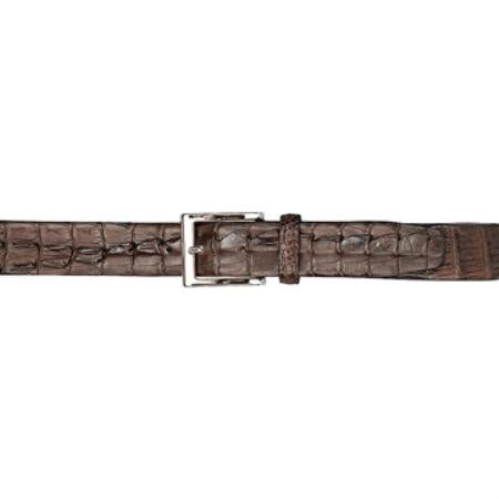 Chocolate Brown Hornback Belt