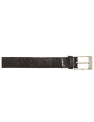 Cinto Vaquero Negro Cinto De Avestruz - Cinto Vaquero Black All-Over Genuine Ostrich Belt