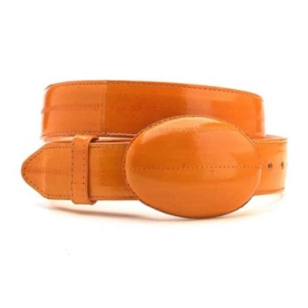 Cognac Genuine Eelskin