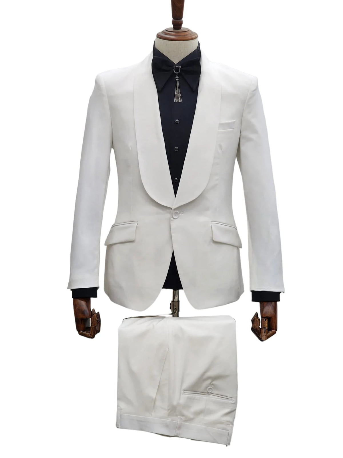 Trajes De Dombre Para Boda - Trajes De Novio - Traje Para  Hombre - Off White Suit