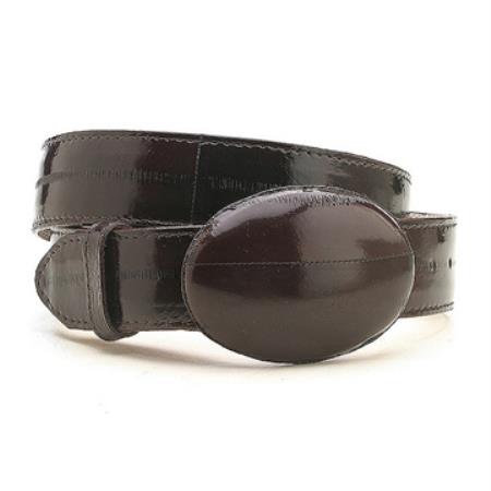 Authentic Genuine Real Cafe Eelskin Belt