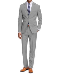 Trajes De Dombre Para Boda - Trajes De Novio - Traje Para Hombre - Solid Lt Grey Suit