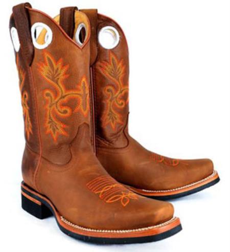 Mens King Exotic Boots Cowboy Style By Los Altos Boots Botas For Sale Rodeo Style Rage Finish Leather Cognac Dress Cowboy Boot Cheap Priced For Sale Online