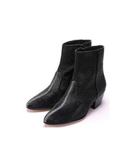 Negro Dentro Cremallera Los Altos Mantarraya Botas SKU*MK830