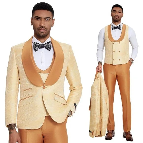 Trajes De Dombre Para Boda - Trajes De Novio - Traje Para  Hombre - Special Orange Suit