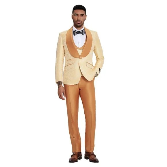 Trajes De Dombre Para Boda - Trajes De Novio - Traje Para  Hombre - Special Orange Suit