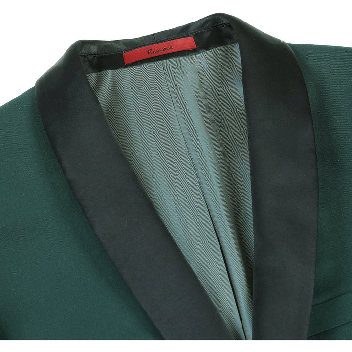 Trajes De Hombre Para Boda - Trajes Para Novio - Hunter Green Fully Lined Suit