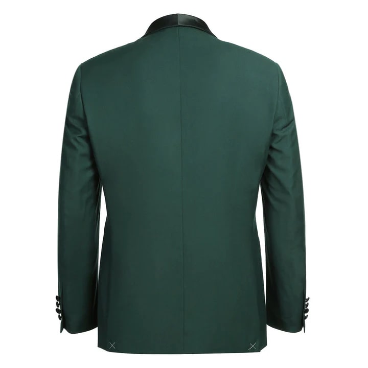 Trajes De Hombre Para Boda - Trajes Para Novio - Hunter Green Fully Lined Suit