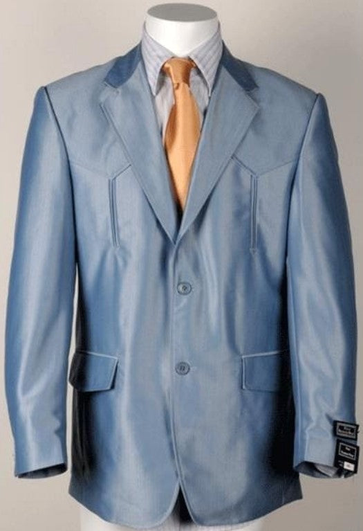 Trajes Vaqueros Para Boda - Traje Vaquero Para Hombre - Blue Suit