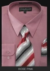 Camisa de Etiqueta Masculina - Lazo Superior - Se elevor Rosados SKU*ZX8743