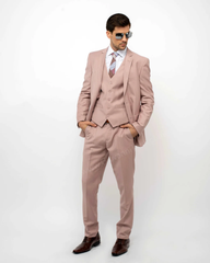 Trajes De Dombre Para Boda - Trajes De Novio - Traje Para Hombre - Blush Suit