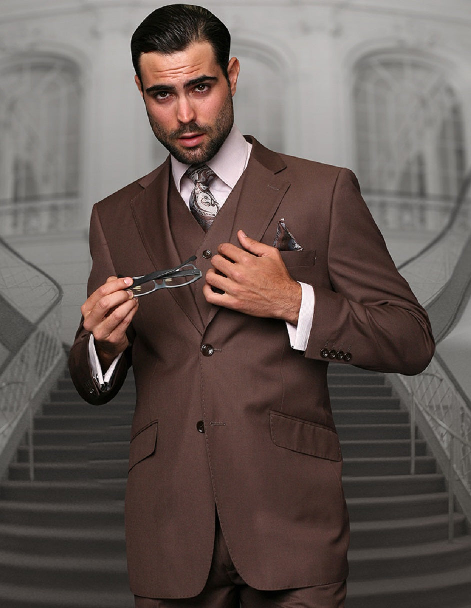 Trajes De Dombre Para Boda - Trajes De Novio - Traje Para Hombre - Coco Brown Suit