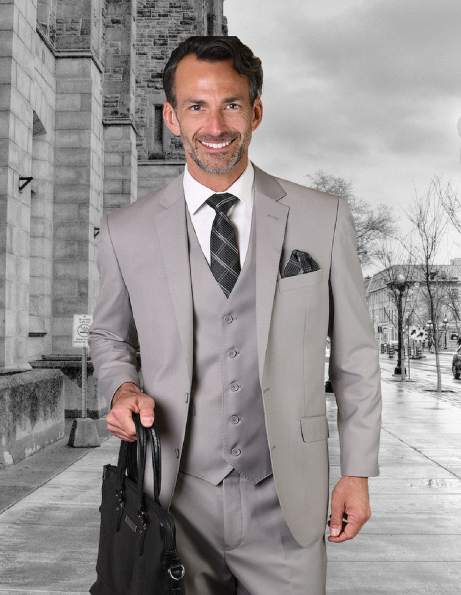 Trajes De Dombre Para Boda - Trajes De Novio - Traje Para Hombre - Platinum Suit