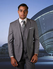 Trajes De Dombre Para Boda - Trajes De Novio - Traje Para Hombre - Heather Grey Suit