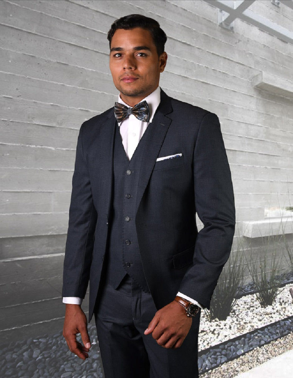 Trajes De Dombre Para Boda - Trajes De Novio - Traje Para Hombre - Heather Charcoal Suit