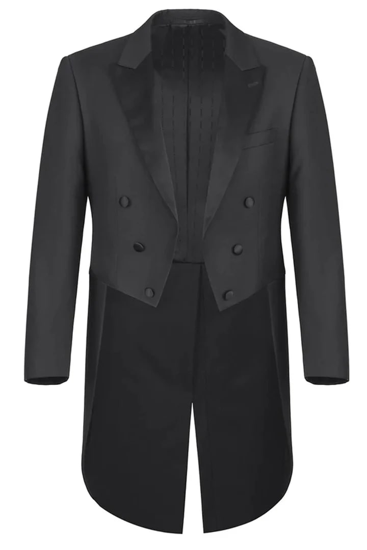 Trajes De Hombre Para Boda - Trajes Para Novio - Black Fully Lined Suit