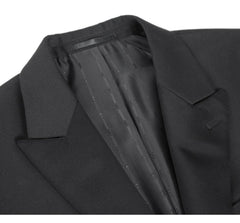 Trajes De Hombre Para Boda - Trajes Para Novio - Black Fully Lined Suit