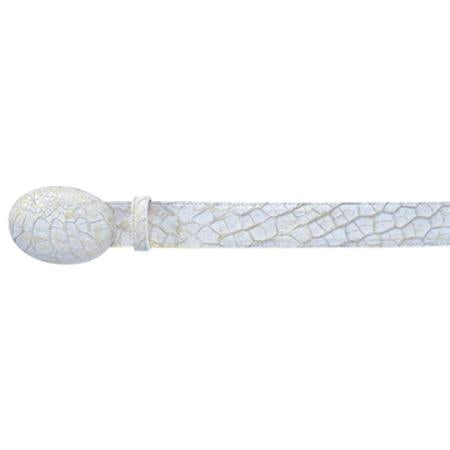 White & Gold Menudo Belt