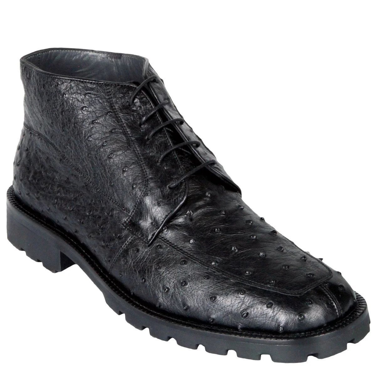 Zapatos De Avestruz Originales Para Hombre - Zapato Botín Piel Avestruz