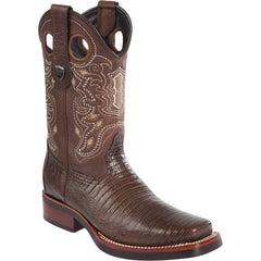 Botas de Armadillo Lizard Original Horma Rodeo Suela Hule