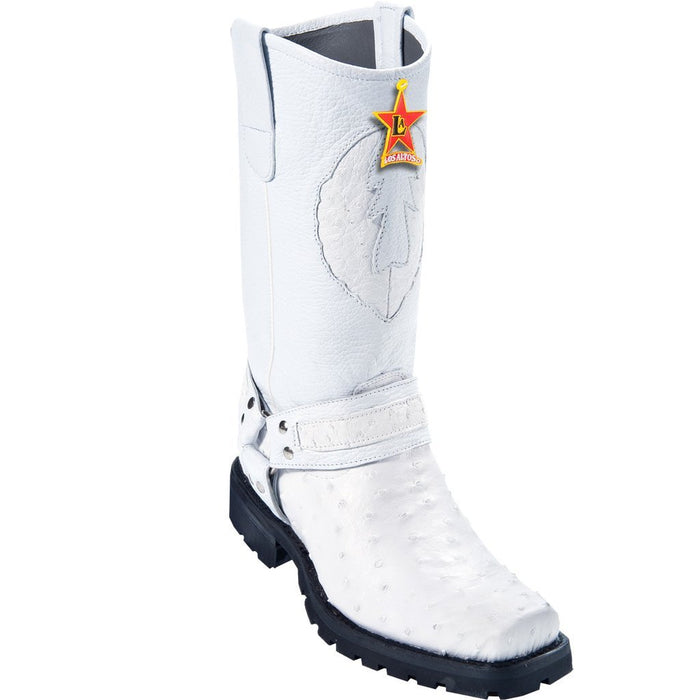 Botas de Avestruz Horma Biker Motociclista