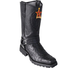 Botas de Avestruz Horma Biker Motociclista