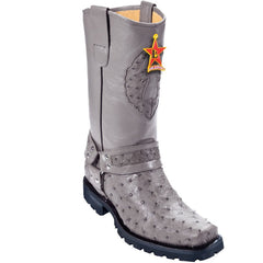 Botas de Avestruz Horma Biker Motociclista