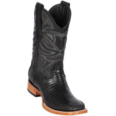 Botas de Armadillo con Venado Horma Ranchera Cuadrada