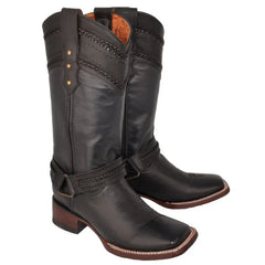 Botas Altas de Cuero para Mujer en Horma Rodeo