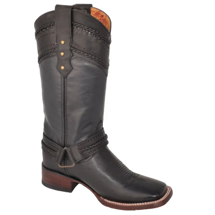 Botas Altas de Cuero para Mujer en Horma Rodeo