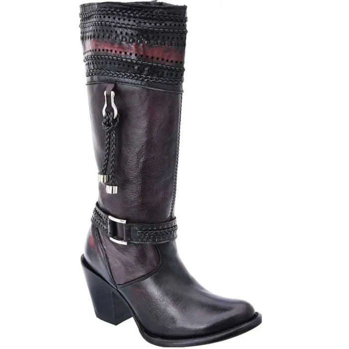 Botas Altas de Piel de Cabra Horma Tiffany con Zipper para Mujer WD