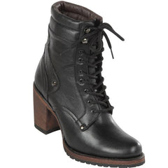 Botas Cortas de Cuero Belmont para Mujer en Horma Oval