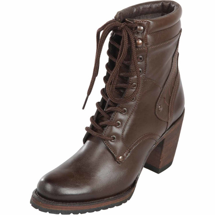 Botas Cortas de Cuero Belmont para Mujer en Horma Oval