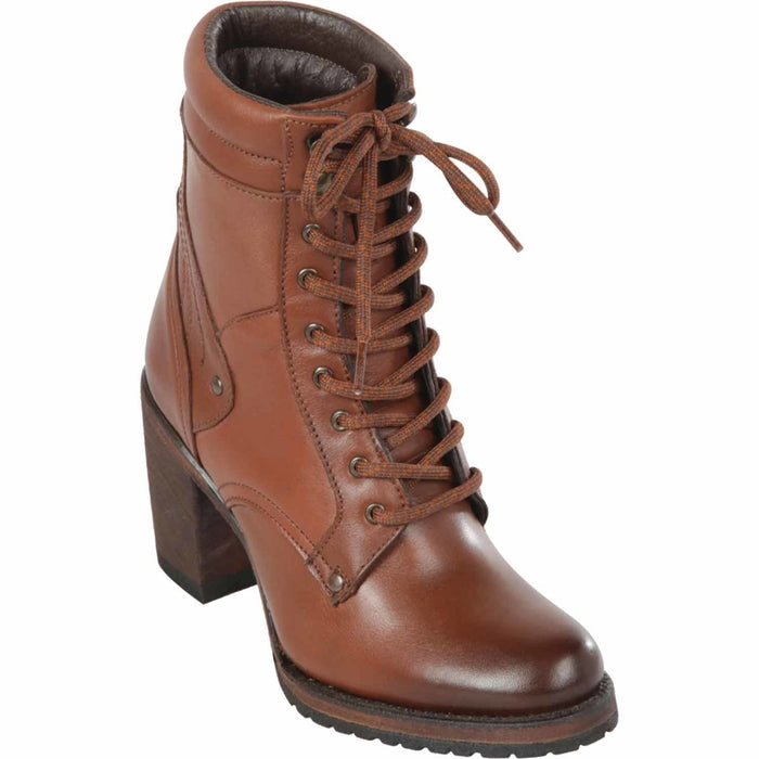 Botas Cortas de Cuero Belmont para Mujer en Horma Oval