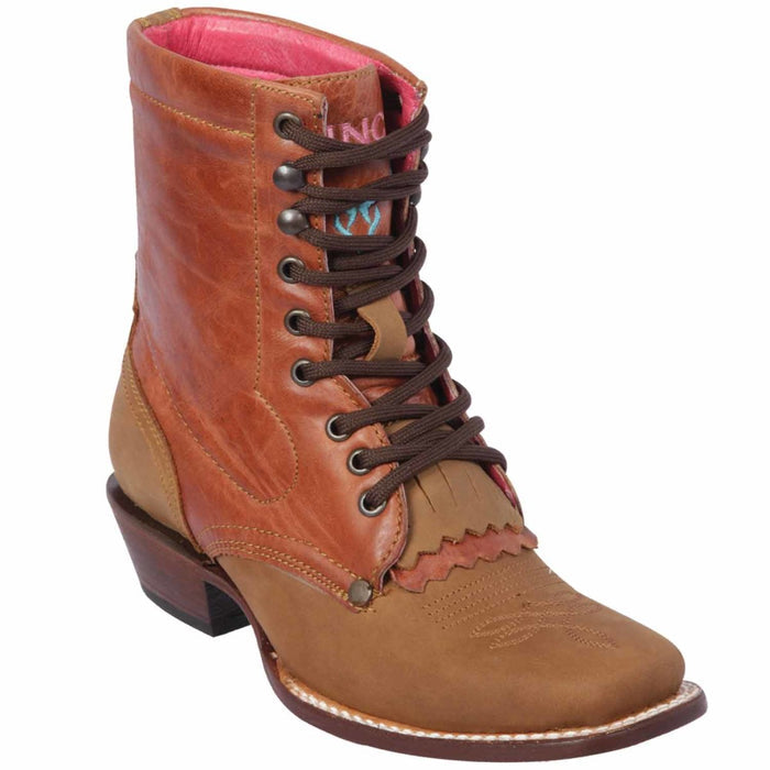 Botas Cortas de Cuero para Mujer en Horma Rodeo