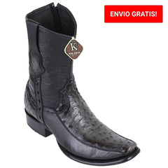 Botas de Avestruz con Venado Corta Dubai