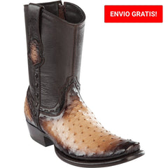 Botas de Avestruz Cortas Horma Dubai WW