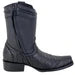 Botas de Avestruz Original Horma Cuadrada con Zipper WD