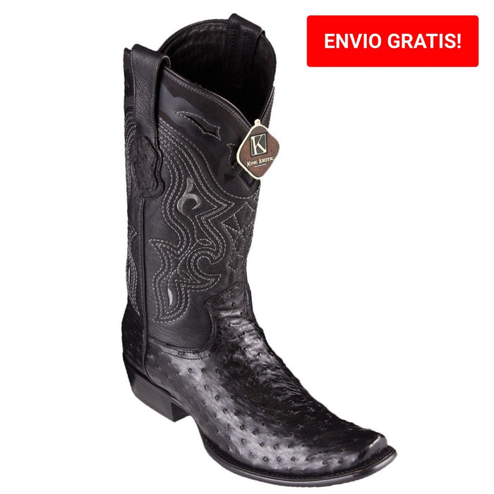 Botas de Avestruz Original Horma Dubai