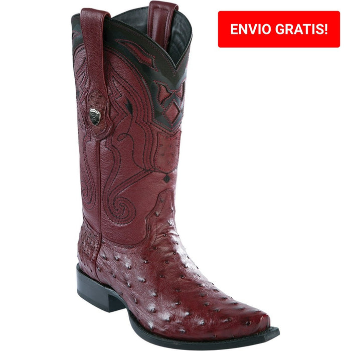 Botas de Avestruz Original Punta Recortada WW