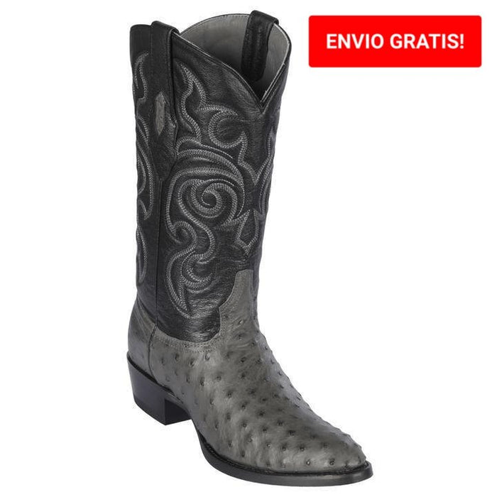 Botas de Avestruz Original Punta Redonda