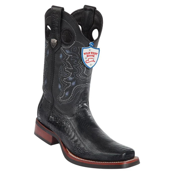 Botas de Avestruz Pata Original Horma Rodeo WW