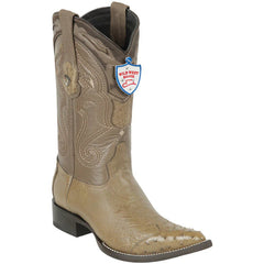 Botas de Avestruz Cortas Horma Dubai WW