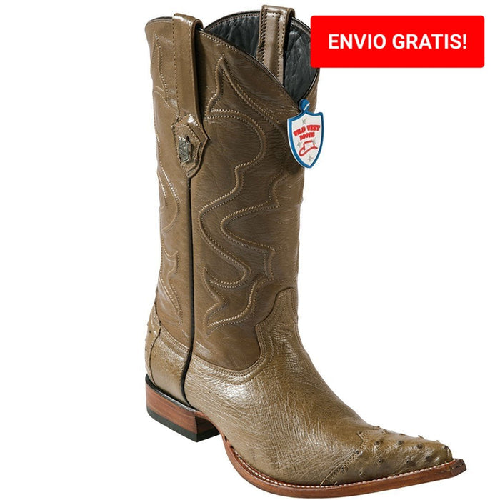 Botas de Avestruz Cortas Horma Dubai WW