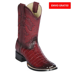 Botas de Cocodrilo Caiman Cola Horma Amplia